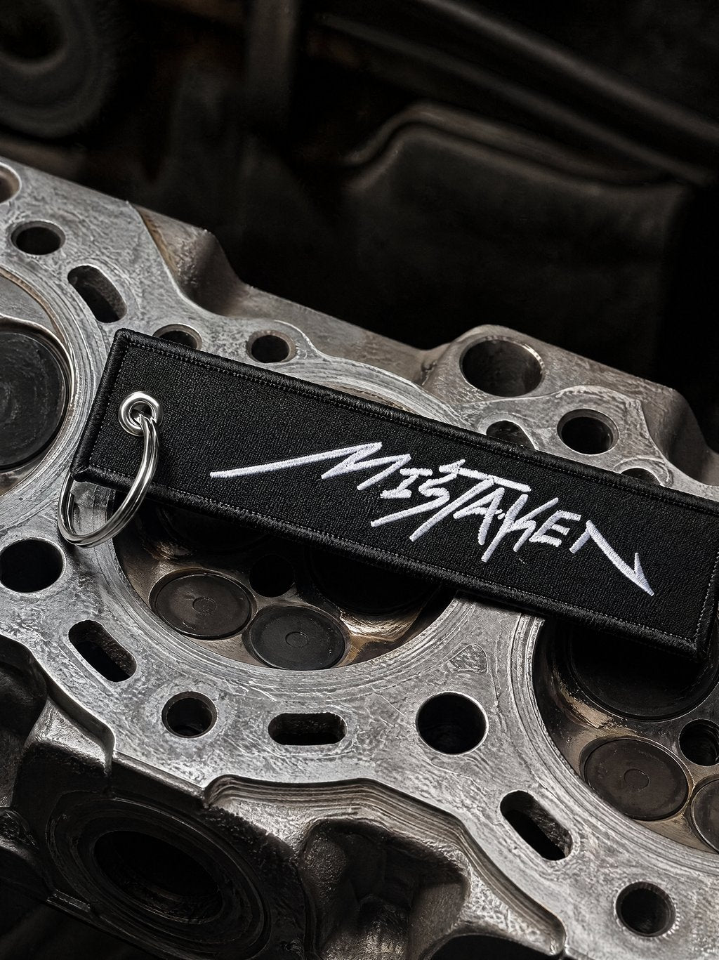 Black Jet Tag - Woven Mistaken Logo Key Tag – Mistaken Collective